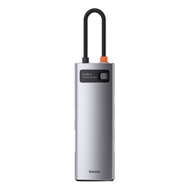 هاب 6 پورت بیسوس Baseus STARJOY Metal Gleam Series 6 in 1 Multifunctional Type-C HUB WKWG030213