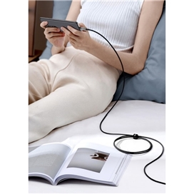 کابل تایپ سی هوشمند بیسوس 1 متر Baseus TYPE-C CATS000201 Explorer