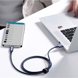 کابل تایپ سی هوشمند بیسوس 1 متر Baseus TYPE-C CATS000201 Explorer