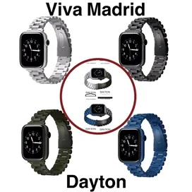 بند اپل واچ Viva Madrid ویوا مادرید طرح Dayton دِیتون Apple watch band 42/44/45 size