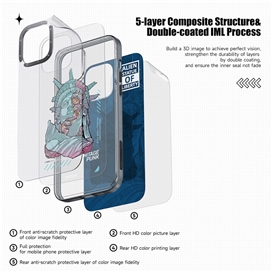 قاب برند راک مدل Statue of Liberty مناسب برای آیفون 13 پرو مکس Rock iPhone 13 Pro Max
