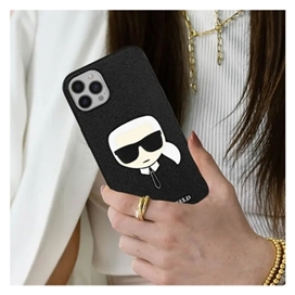 قاب آیفون 13 پرومکس Karl Lagerfeld کارل لاگرفلد چرمی اورجینال مدل Karls Head