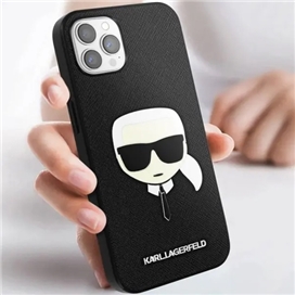 قاب آیفون 13 پرومکس Karl Lagerfeld کارل لاگرفلد چرمی اورجینال مدل Karls Head