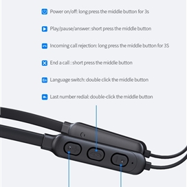هندزفری دور گردنی جووی Joway Wired Earphone H138