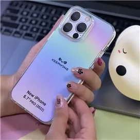 قاب برند کی فون KEEPHONE مدل رنگین کمان مناسب برای آیفون 14 پلاس iPhone 14 Plus
