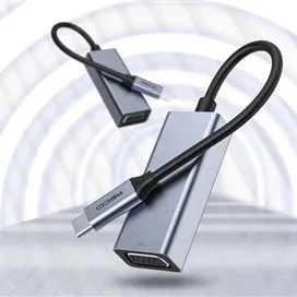 هاب تایپ سی به وی جی ای رسی RECCI VGA HUB RH12