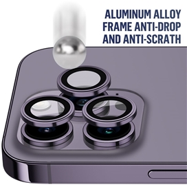 رینگ محافظ لنز آیفون 14 پرو مکس Apple iphone 14 Pro Max BLUEO Metal Frame Lens Protector Glass