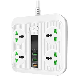 چندراهی برق هوشمند ارلدام Earldom Multiport Smart Power Outlet 3000W ES-SC05