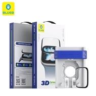 گلس ، محافظ صفحه بلو اپل واچ با کیت نصب اتوماتیک Blueo 3D curved Watch Tempered Glass With Applicator مناسب برای سایز 42mm