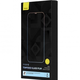 پک دوتایی گلس تمام صفحه آیفون بیسوس Baseus Tempered Glass Film Iphone 13 SGBL170002