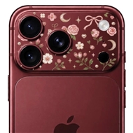 محافظ دور لنز طرح گل برند بلو مدل Blueo Invisible Shock-Resistant Lens Protection مناسب برای  Apple iPhone 17 Pro Max