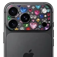 محافظ دور لنز طرح Gem برند بلو مدل Blueo Invisible Shock-Resistant Lens Protection مناسب برای Apple iPhone 18 Pro Max
