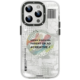 قاب YOUNGKIT یانگ کیت Camouflage Circuit Strong Anti-Drop Impact Series White مناسب برای Apple iPhone 13 Pro Max