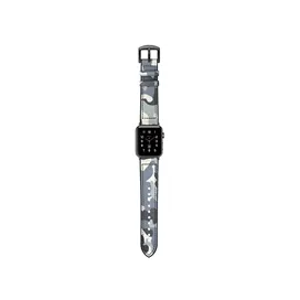 بند اپل واچ برند جینیا مدل Camouflage Leather