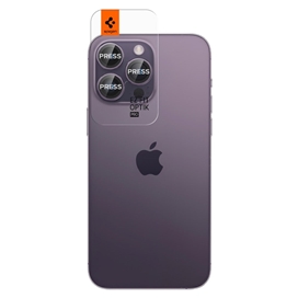 محافظ لنز دوربین اسپیگن مدل Glas.tR EZ Fit برای iPhone 14 Pro