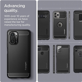 قاب شیائومی Poco F3 / Mi 11X / Mi 11X Pro / Mi 11i برند اسپیگن مدل Rugged Armor