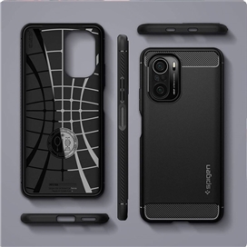 قاب شیائومی Poco F3 / Mi 11X / Mi 11X Pro / Mi 11i برند اسپیگن مدل Rugged Armor