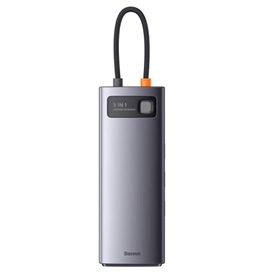 هاب 9 پورت بیسوس Baseus STARJOY Metal Gleam Series 9 in 1 Multifunctional Type-C HUB WKWG060013
