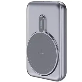 پاور بانک و شارژر بی سیم 10000 رسی RECCI MAGNETIC WIRELESS POWER BANK RPB-P15