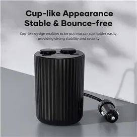 شارژر فندکی 100وات پنج پورت راک ROCK B600 PD CAR Charging CUB