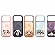 قاب برند نیمی مدل Nimmy Magnetic Floppy Big Eyes Series مناسب برای Apple iPhone 17 Pro Max