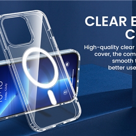 قاب جیتک آیفون 13 پرو مکس G-TECH SIROCCO CRYSTAL MAG Case iPhone 13 Pro max