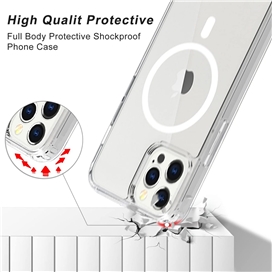 قاب جیتک آیفون 13 پرو مکس G-TECH SIROCCO CRYSTAL MAG Case iPhone 13 Pro max