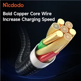 کابل شارژ قطع کن دار تایپ سی به تایپ سی 100 واتی مک دودو مدل MCDODO CA-3460 طول 1.2متر