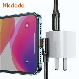 کابل شارژ هوشمند 36 واتی تایپ سی به لایتنینگ مک دودو مدل MCDODO CA-1262 طول 2 متر دارای قطع کن اتوماتیک