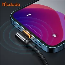 کابل شارژ هوشمند 36 واتی تایپ سی به لایتنینگ مک دودو مدل MCDODO CA-1262 طول 2 متر دارای قطع کن اتوماتیک