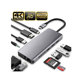 هاب 11 پورت USB-C پاورلوژی POWEROLOGY مدل P11CHBGY