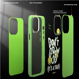 قاب YOUNGKIT یانگکیت Green Happy Mood Series مناسب برای Apple iPhone 13