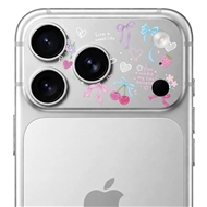 محافظ دور لنز طرح پاپیون برند بلو مدل Blueo Invisible Shock-Resistant Lens Protection مناسب برای Apple iPhone 17 Pro Max