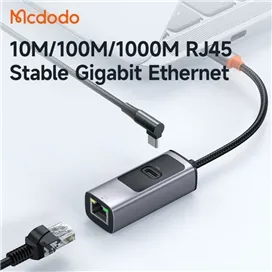 تبدیل هاب چندکاره 2 پورت مک دودو مدل MCDODO HU-0680 پورت ورودی تایپ سی