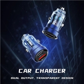 شارژر فندکی دوپورت 75 وات رسی Recci Journey 75W RCC-N15
