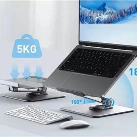پایه نگهدارنده رومیزی لپ تاپ رسی Recci RHO-M17 Multi Angle Laptop Stand