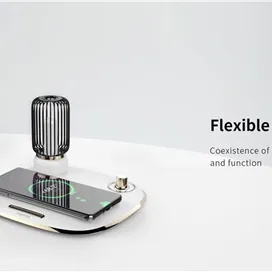 شارژر بی‌سیم و چراغ خواب 15 وات رسی Recci RLS-L11 wireless fast charging