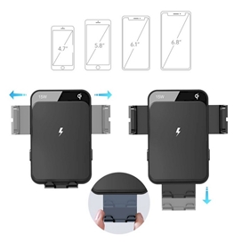 هولدر و شارژر وایرلس جویروم Joyroom Triaxial Electric Wireless Charger Car Holder JR-ZS219