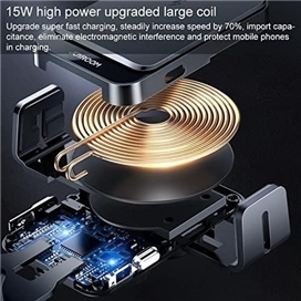 هولدر و شارژر وایرلس جویروم Joyroom Triaxial Electric Wireless Charger Car Holder JR-ZS219