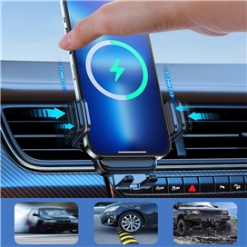 هولدر و شارژر وایرلس رو داشبوردی جویروم Joyroom Auto Match Wirelees Car Charger Holder JR-ZS298