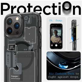 قاب آیفون 13 پرو مکس برند اسپیگن Spigen Ultra Hybrid Mag Zero One Case iPhone 13 Pro Max