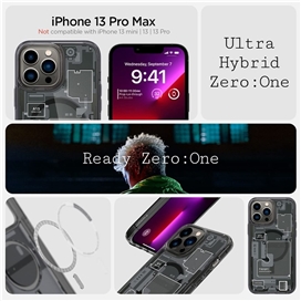 قاب آیفون 13 پرو مکس برند اسپیگن Spigen Ultra Hybrid Mag Zero One Case iPhone 13 Pro Max