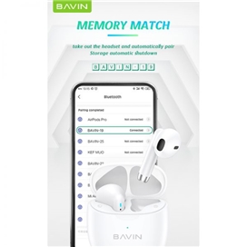 هندزفری بلوتوث باوین BAVIN BA19 TWS Bluetooth Earphones
