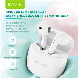 هندزفری بلوتوث باوین BAVIN BA19 TWS Bluetooth Earphones