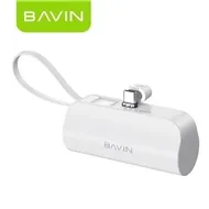 پاوربانک 5000 باوین Bavin PC012 توان 10 وات همراه با کانکتور تایپ سی