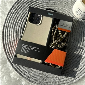 قاب برند کجسا مدل Kajsa Silicone With Landyard Case مناسب برای Apple iPhone 13 Pro Max