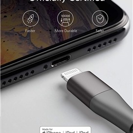 کابل انکر Powerline+ II Lightning طول 180 سانتی متر مدل A8453