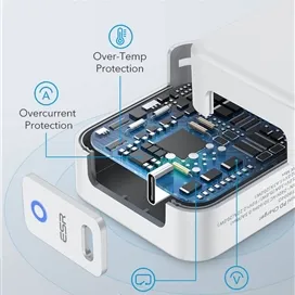 شارژر دیواری ESR 20W USB-C mini PD Charger