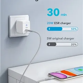شارژر دیواری ESR 20W USB-C mini PD Charger