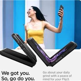 قاب اسپیگن گلکسی زد فلیپ 3 مدل Galaxy Z Flip 3 5G Case Thin Fit